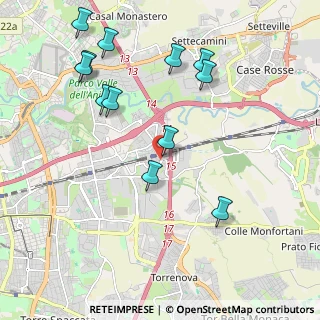 Mappa Via Francesco Vitalini, 00100 Roma RM, Italia (2.38167)
