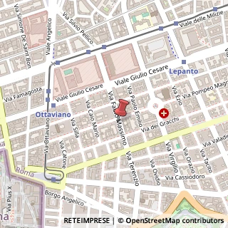Mappa Via Fabio Massimo, 57, 00192 Roma, Roma (Lazio)