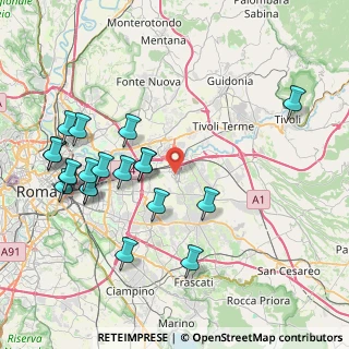 Mappa Via Giacomo Fauser, 00132 Roma RM, Italia (9.482)