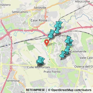Mappa Via Giacomo Fauser, 00132 Roma RM, Italia (1.76)