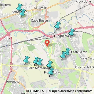 Mappa Via Giacomo Fauser, 00132 Roma RM, Italia (2.5675)