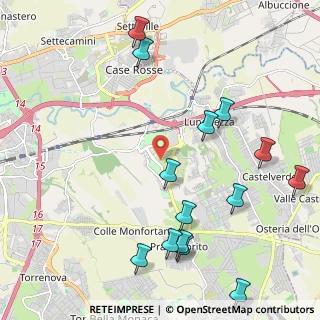Mappa Via Giacomo Fauser, 00132 Roma RM, Italia (2.74286)