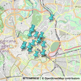 Mappa Viale del Policlinico, 00161 Roma RM, Italia (1.45647)