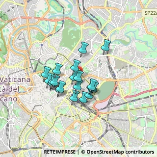 Mappa Viale del Policlinico, 00161 Roma RM, Italia (1.3755)