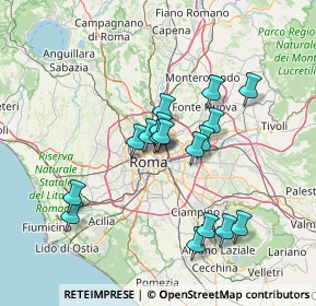 Mappa Viale del Policlinico, 00161 Roma RM, Italia (12.85588)