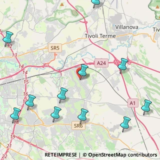 Mappa Via Penna Sant'Andrea, 00132 Roma RM, Italia (6.23182)
