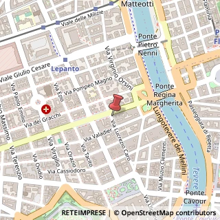 Mappa Via Lucrezio Caro, 87/89, 00193 Roma, Roma (Lazio)