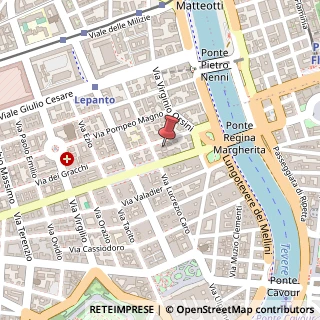 Mappa Via dei Gracchi, 291/a, 00192 Roma, Roma (Lazio)