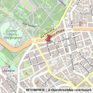 Mappa Via Marche, 84, 00187 Roma, Roma (Lazio)