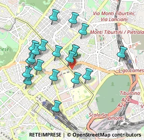 Mappa Piazza Sassari, 00161 Roma RM, Italia (0.948)