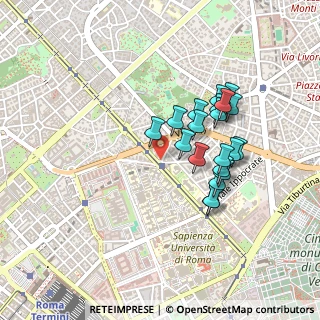 Mappa Piazza Sassari, 00161 Roma RM, Italia (0.4055)