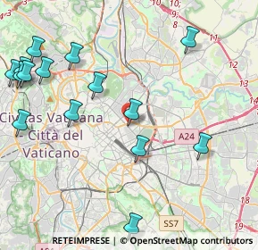 Mappa Via Treviso, 00161 Roma RM, Italia (5.56133)