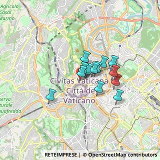 Mappa Via Ostia, 00192 Roma RM, Italia (1.21308)
