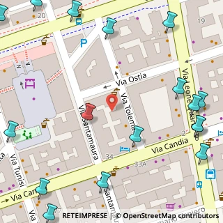 Mappa Via Ostia, 00192 Roma RM, Italia (0.1225)