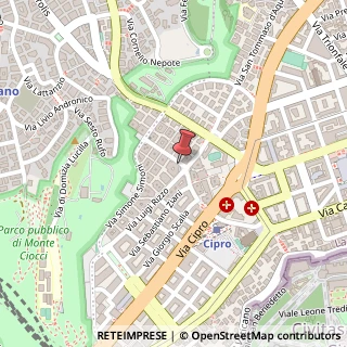 Mappa Piazza Francesco Morosini,  10, 00136 Roma, Roma (Lazio)