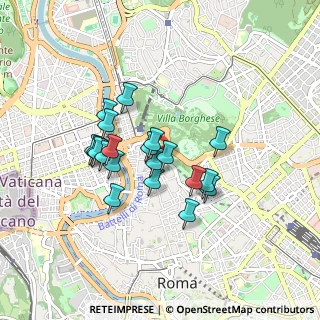 Mappa Via Margutta, 00187 Roma RM, Italia (0.735)