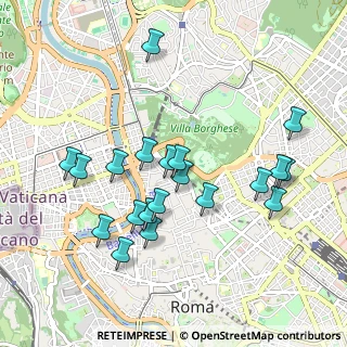 Mappa Via Margutta, 00187 Roma RM, Italia (0.998)