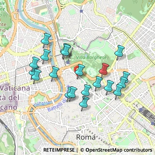 Mappa Via Margutta, 00187 Roma RM, Italia (0.97)