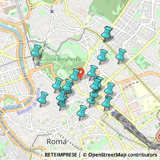 Mappa Via Toscana, 00185 Roma RM, Italia (0.885)