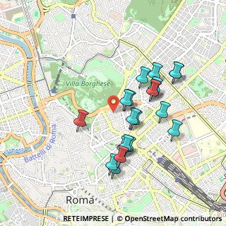 Mappa Via Toscana, 00185 Roma RM, Italia (0.8845)