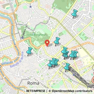 Mappa Via Toscana, 00185 Roma RM, Italia (1.13833)