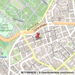 Mappa Via Sicilia, 46, 00187 Roma, Roma (Lazio)