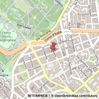Mappa Via Sicilia, 66, 00187 Roma, Roma (Lazio)
