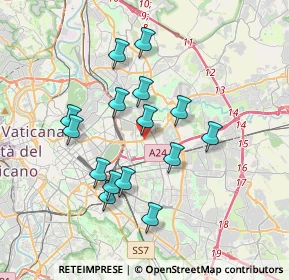 Mappa Via Arnaldo Cervesato, 00159 Roma RM, Italia (3.44867)
