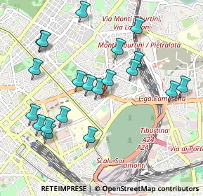 Mappa Via Domenico Morichini, 00161 Roma RM, Italia (1.099)