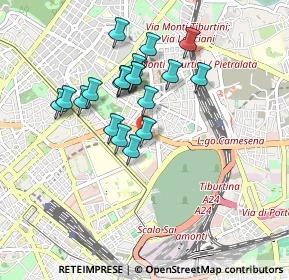 Mappa Via Domenico Morichini, 00161 Roma RM, Italia (0.803)