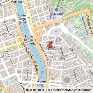 Mappa Via del Vantaggio,  11, 00186 Roma, Roma (Lazio)