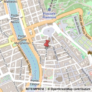 Mappa Via del Vantaggio, 19, 00186 Roma, Roma (Lazio)