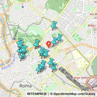 Mappa Via Puglie, 00187 Roma RM, Italia (0.9875)