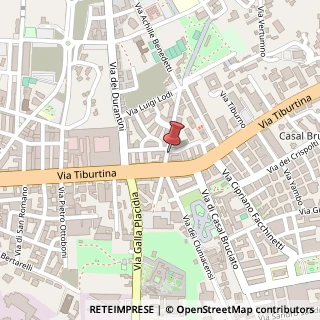 Mappa Via Eugenio Checchi,  21, 00157 Roma, Roma (Lazio)
