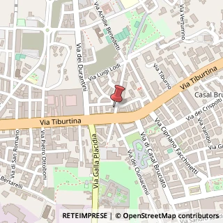 Mappa Via Eugenio Checchi, 15, 00157 Roma, Roma (Lazio)