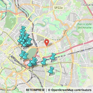 Mappa Via Renzo Rossi, 00159 Roma RM, Italia (2.3695)