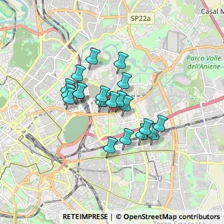 Mappa Via Renzo Rossi, 00159 Roma RM, Italia (1.3945)