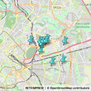 Mappa Via Renzo Rossi, 00159 Roma RM, Italia (1.06455)