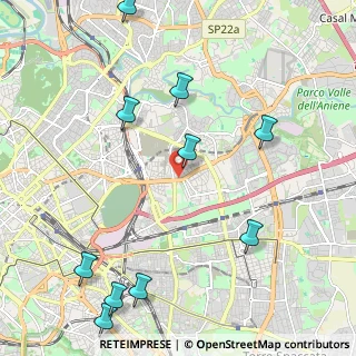 Mappa Via Renzo Rossi, 00159 Roma RM, Italia (3.02182)