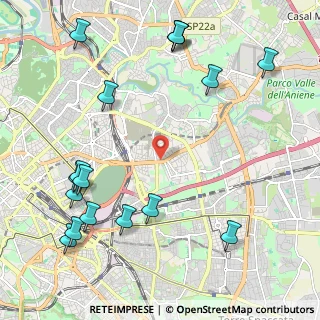 Mappa Via Renzo Rossi, 00159 Roma RM, Italia (2.93882)