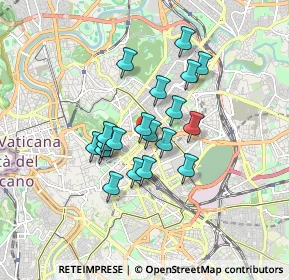 Mappa Corso d'Italia, 00161 Roma RM, Italia (1.37053)