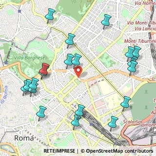 Mappa Corso d'Italia, 00161 Roma RM, Italia (1.375)