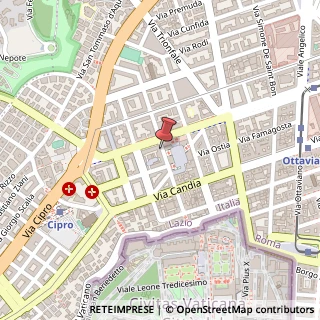 Mappa Via Tunisi, 57, 00192 Roma, Roma (Lazio)
