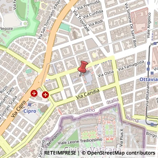 Mappa Via Tunisi, 45, 00192 Roma, Roma (Lazio)