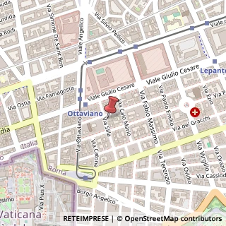 Mappa Via Silla, 20, 00192 Roma, Roma (Lazio)