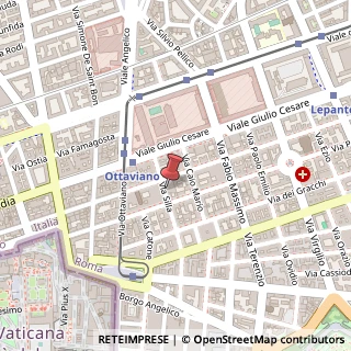 Mappa Via Silla, 26a, 00192 Roma, Roma (Lazio)