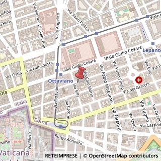 Mappa Via degli Scipioni, 110, 00192 Roma, Roma (Lazio)