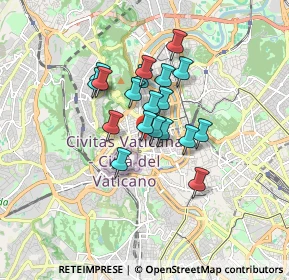 Mappa Via Caio Mario, 00192 Roma RM, Italia (1.26895)