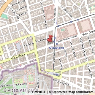 Mappa Viale Giulio Cesare, 78, 00192 Roma, Roma (Lazio)