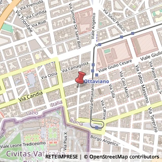 Mappa Via Vespasiano, 56, 00192 Roma, Roma (Lazio)